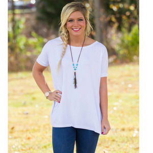 Piko Short Sleeve Top (White)